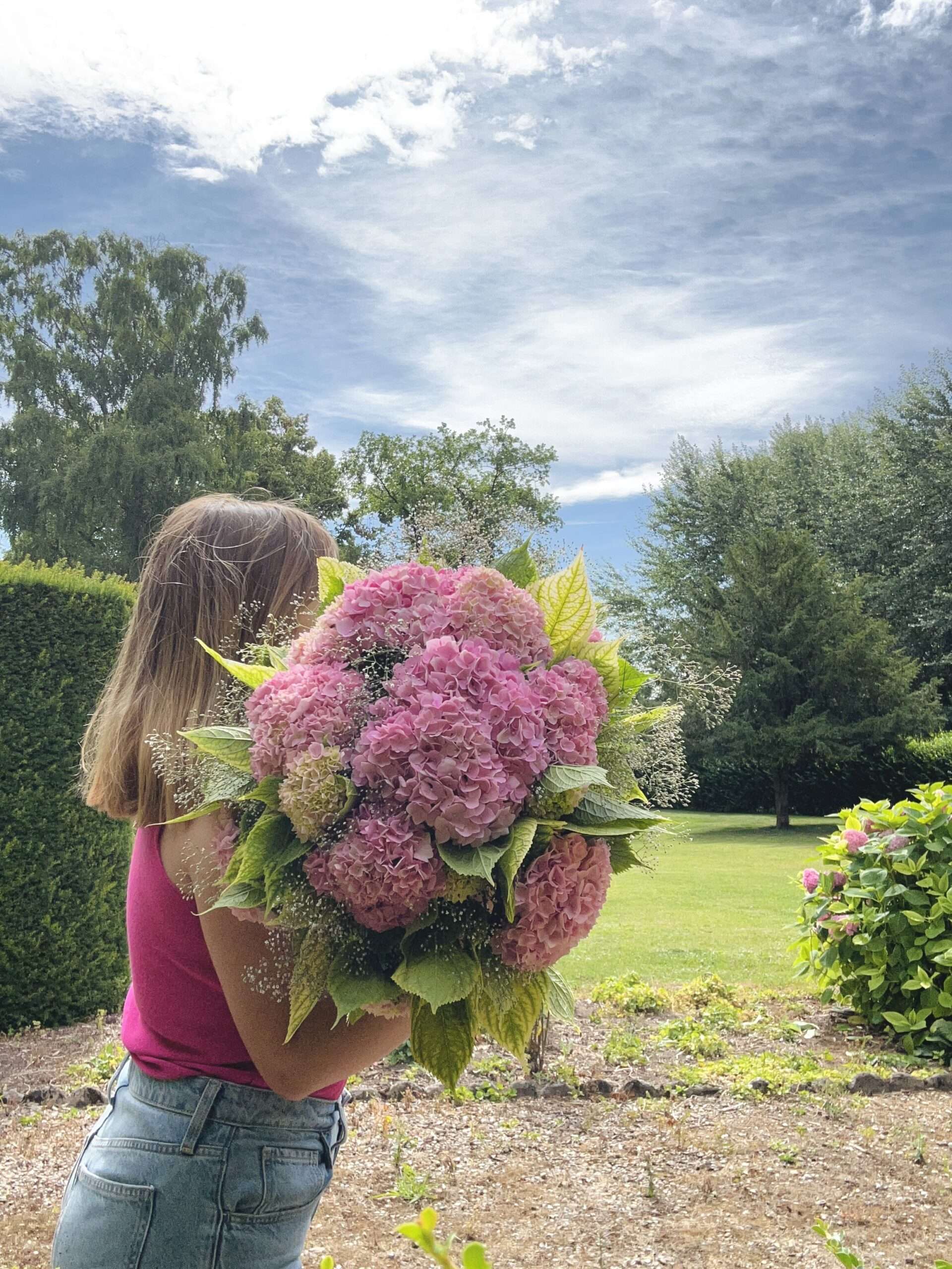 bouquet d'hortensia